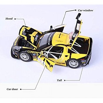 Yppss 01:24 Metallo Model Car Racingr Car Modeling Giocattoli for Bambini e Collezionismo (7.6* 3.39 * 2.37) Eternal