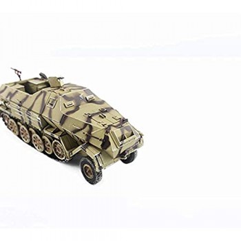 Yppss 1:72 Military Tank Modello la seconda Guerra Mondiale la Germania SD.Kfz.8 DB10 Half cingolati Car Modello finito Collectibles (5 1 inch Volte; Volte 2inch; 1.6inch) Eternal