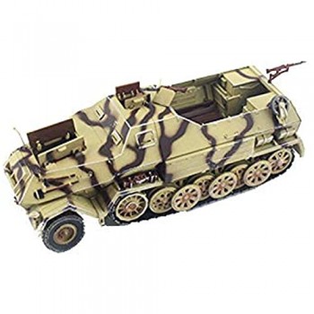 Yppss 1:72 Military Tank Modello la seconda Guerra Mondiale la Germania SD.Kfz.8 DB10 Half cingolati Car Modello finito Collectibles (5 1 inch Volte; Volte 2inch; 1.6inch) Eternal