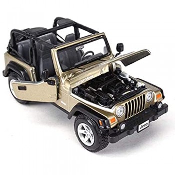 Yppss Model Car / 01:24 Simulazione pressofuso in Lega Modello/for i Modelli Jeep Wrangler/Modellini di Auto/Ornamenti Eternal