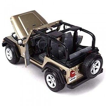 Yppss Model Car / 01:24 Simulazione pressofuso in Lega Modello/for i Modelli Jeep Wrangler/Modellini di Auto/Ornamenti Eternal