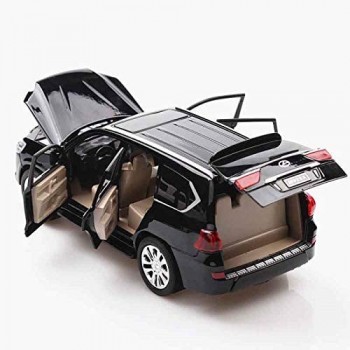 Yppss Model Car / 01:24 Simulazione pressofuso in Lega Modello/for i Modelli Lexus LX570 / Colore Facoltativo Eternal