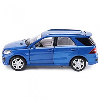 Yppss Model Car / 01:32 Simulazione pressofuso in Lega Modello/for i Modelli Mercedes ML63 / Colore Facoltativo (Colore: Blu) Eternal (Color : Blue)