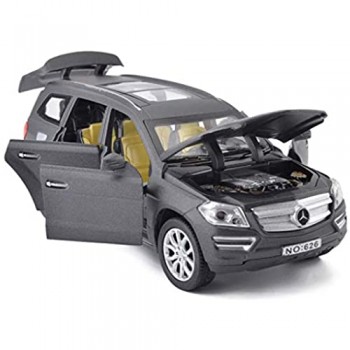Yppss Model Car / 01:32 Simulazione pressofuso in Lega Modello/for i Modelli Mercedes GL500 / Toy Car/Ornamenti/Colore Facoltativo (Colore: Blu) Eternal (Color : Black)
