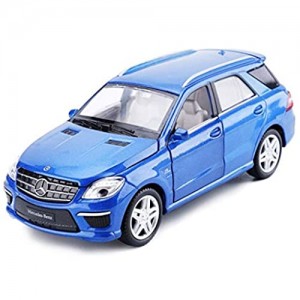 Yppss Model Car / 01:32 Simulazione pressofuso in Lega Modello/for i Modelli Mercedes ML63 / Colore Facoltativo (Colore: Blu) Eternal (Color : Blue)