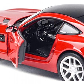 Yppss Model Car / 1:24 di Simulazione di Fusione sotto Pressione in Lega Modello/for i Modelli di Mercedes-Benz AMGGT/Modellini di Auto/Ornamenti/Colore Facoltativo Eternal (Color : Red)