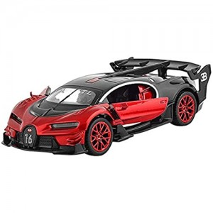 Yppss Model Car 1: 32 Scale Bugatti GT automezzi Collezione di Adulti (5.9Inch * * 2.36Inch 1.38Inch) Eternal (Color : Red)