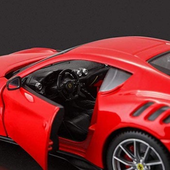 Yppss Red 1:24 Scala Ferrari F12TDF automezzi Metallo Model Car Giocattoli e Collezionismo (6.7inch * 2.76Inch * 1.97inch) Eternal