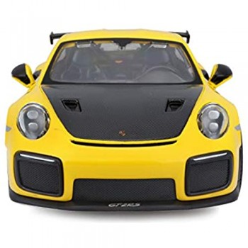 Maisto Porsche 911 GT2 RS-1:24 bambini Modellino Colore Giallo E Nero scala 31523-00000045
