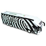 Mondo Motors - Pullman Juventus F.C. modellino giocattolo - Bus con retrocarica frizione pull back - Colore Bianco Nero - 51212