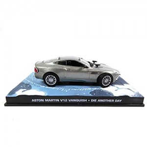 OPO 10 - Auto 1/43 Aston Martin V12 Vanquish James Bond 007 dal Film Die Another Day (DY002)