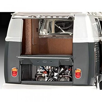 Revell RV07674 07674 VW T1 Camper Kit modello scala 1:24 non verniciata