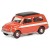 Schuco Fiat 500 Giardiniera Modellino Veicolo Scala 1:87 Rosso con Strisce Bianche su Entrambi i Lati 452651500
