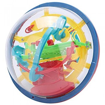 Hztyyier Palla 3D Labirinto sferico Puzzle per Bambini Giochi con la Palla Giocattoli Disco Volante Barriere impegnative Palla Labirinto Rompicapo
