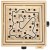 Kudoo Gioco del Labirinto di Legno Gioco della Palla del Labirinto di Legno Gioco da Tavolo del Labirinto di Legno Giochi del Labirinto di Marmo della Tavola di Equilibrio di Legno