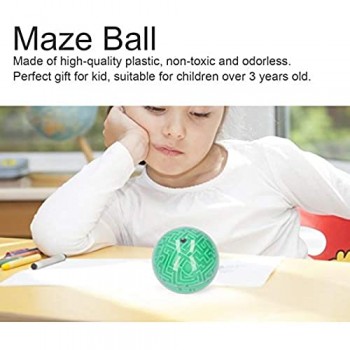 Maze Ball per Bambini - Giocattolo del Labirinto 3D Magic Maze Puzzle Ball Intellettuale Maze Ball Perplessi Rompicapo per Adulti Giocattoli Educativi Puzzle Regalo per Bambini(verde)