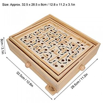 Maze Game Toy squisito giocattolo a labirinto in legno per bambini anziani con demenza adulto