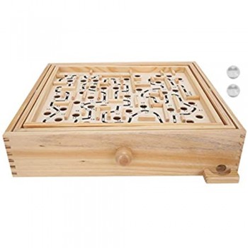 Maze Game Toy squisito giocattolo a labirinto in legno per bambini anziani con demenza adulto