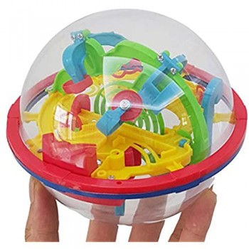 Maze gioco della palla palla colorata 3d intelligenza con il giocattolo educativo 100 ostacoli difficili Labyrinth sfera Bambini Puzzle
