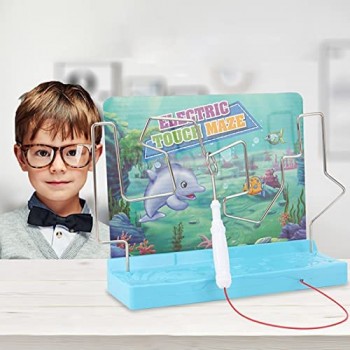 OUZHOU labirinto elettromagnetico interessante durevole suono e luce labirinto elettrico giocattolo per bambini