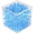 QiKun-Home La Prima Aula Il Labirinto Il Cervello dei Bambini Il cubo Magico Creativo La Sfera Tridimensionale del Labirinto Blu Trasparente