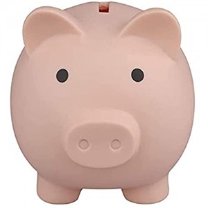 Raspber Money Bank Salvadanaio Piggy Salvadanaio Maialino in plastica Ideale Sia per Le Monete Che per Le Banconote Newcomer