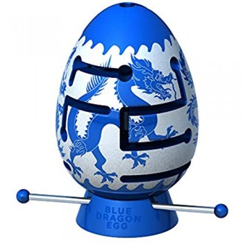 Smart Egg Blue Dragon: Puzzle 3D Labirinto Sfidante Rompicapo per Fan di Puzzle per 8+ (1 ° Livello di Difficoltà su 3) - Sfida e Divertimento nella Risoluzione del Labirinto all\'Interno dell\'Uovo