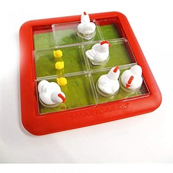 Alboroto nel pollaio - Smart Games gioco educativo per bambini gioco da tavolo puzzle per bambini smartgames puzzle per bambini gioco da viaggio pezzi scorrevoli