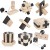 B&Julian IQ Puzzle 3D Giocattoli di Legno per Bambini e Adulti 9 pezziSet