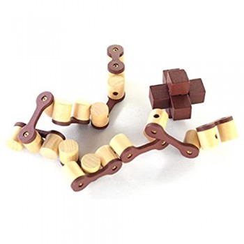 Chonor Premium 3D Puzzle Rompicapo in Legno #26 - Classico Kongming Luban Lock Logica Gioco di Cube per Bambini e Adulti - Perfetto Regalo e Idea Decorazione