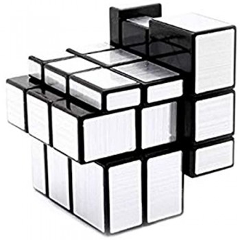 Cooja Mirror Cube Speed Cubo di Specchio Cubo Argento Twisty Puzzle Giochi Intelligenti per Bambini