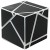 EasyGame Magic Cube Fantasma cubo di 2x2 velocità di Torsione Puzzle Fai da Te Rompicapo Giocattoli Nero