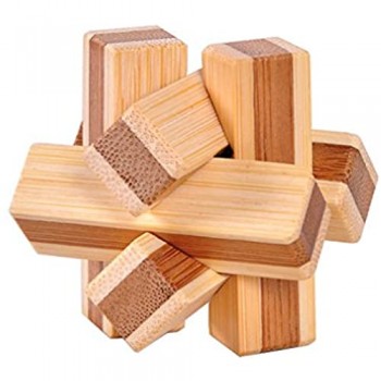 Holzsammlung Set da 9 Rompicapo in Legno Gioco di Cube 3D Puzzle - Perfetto Regalo di Natale per i Tuoi Famiglia (Taglia Piccola)#23