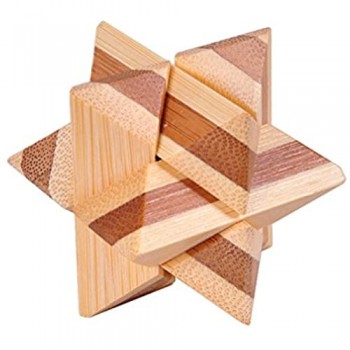 Holzsammlung Set da 9 Rompicapo in Legno Gioco di Cube 3D Puzzle - Perfetto Regalo di Natale per i Tuoi Famiglia (Taglia Piccola)#23