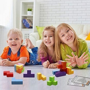 Jhua Giocattoli Magnetici Magic Kubes Magnete Blocchi per Bambini Magnetic Building Blocks Mattoni Giocattolo per Adulti Antistress Puzzle educativi