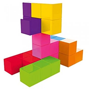 Lúdilo bambini puzzle 3D giochi magnetici da viaggio giocattoli educativi multicolore (UBIMAGI un incredibile puzzle ma) colore/modello assortito