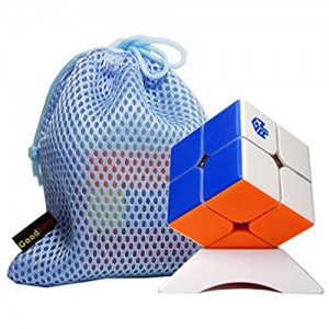 OJIN GAN 249 V2 2x2 Ganspuzzle Senza Adesivo Gan249 2x2x2 Cube Puzzle rompicapo Twist con Una Borsa cubo e Un treppiede cubo