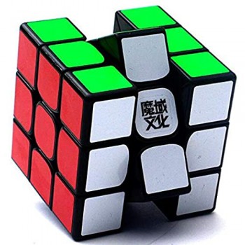 OJIN MoYu WEILONG GTS 2 WEILONG GTS Plus 3x3x3 Cube Puzzle Sticker Rompicapo Twist Puzzle Toys con Una Borsa cubo e Un cubo treppiede (Nero)