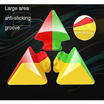 AXB Cubo di Piramide Pyramid Speed Cube Triangolo Magic Cube Liscio Puzzle Cubo di velocità