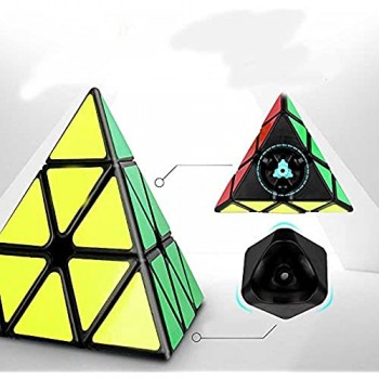 AXB Cubo di Piramide Pyramid Speed Cube Triangolo Magic Cube Liscio Puzzle Cubo di velocità