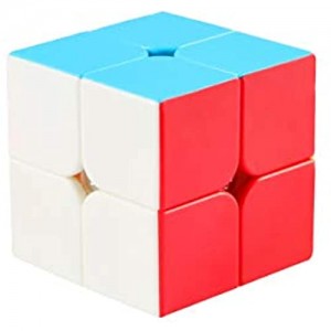 Cooja Cubo Magico 2x2 Speed Magic Cube 2x2x2 Stickerless Resistente Smooth Velocit Regalo di Giocattoli per Ragazze Ragazzi