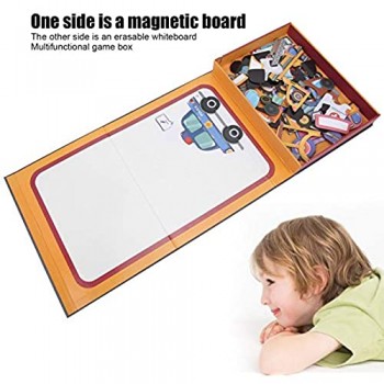 FEBT Puzzle Magnetico Giocattolo Puzzle Magnetico Multifunzionale Coltiva Il Pensiero per la Prima educazione per i Bambini((Traffic))