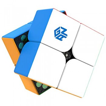 GAN 251M 2x2 Cubo velocità Magnetico Stickerless Mini Cube Gan251 Versione Lite Giocattolo Puzzle per Principiante