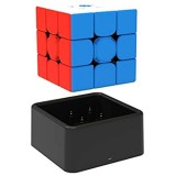 GAN 356i2 3x3 Smart Cube Stickerless Cubo Puzzle Tracciamento Intelligente Tempistico Movimenti Passi con CubeStation App Robot Non Incluso