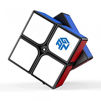 GAN Cube Puzzle 2x2 Gans piastrellato AntiGraffio 2x2x2 Puzzle Pocket Cube per Bambini (2020 GSC)