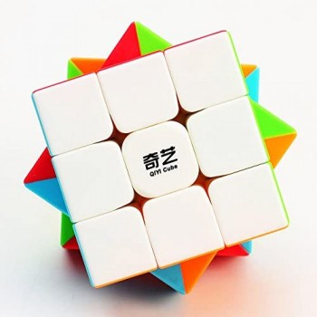 HJXDtech 3x3x3 Speed Cube Professional versione avanzata Smooth Magic Cube Puzzle Toy Stickerless