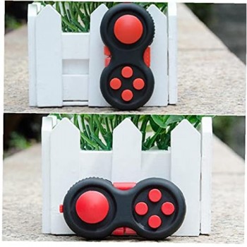 Lo stress mitigatore Game Cube Giocattolo Maniglia Ansia Anti depressione giocattolo del cubo rosso e nero 1PC