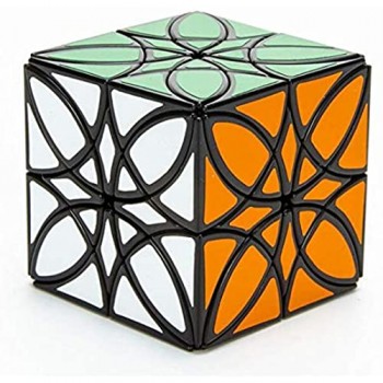 LZMIN Cubo di varietà Creativo in Fibra Carbonio velocità 3D Puzzle Giocattolo Magico Cinque Divertente Educativo Cube 3x3x3 con Adesivo 5x5x5 Nuovo Gear Speed BoxA