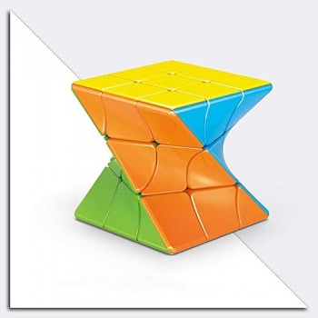 LZMIN Speed Cube Fenghuolun Cubo di velocità Cubo Magico di Skew Axis Windmill 3x3 Speed Cube Set di Cubo di velocità Collezione di PuzzleA