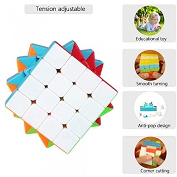 Maomaoyu Speed Cube 4x4 Stickerless Cubo Magico 4x4x4 Professionale Puzzle Rompicapo per Adulti e Bambini